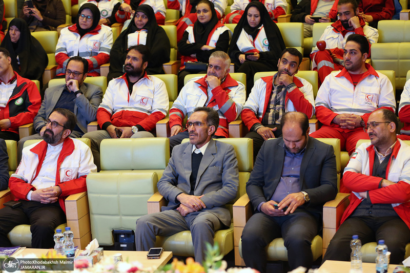 همایش جوانان هلال احمر استان مرکزی در بیت تاریخی حضرت امام