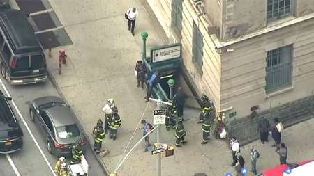 خروج مترو در منهتن نیویورک با 34 زخمی