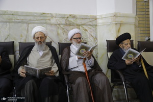 مراسم سالگرد ارتحال امام خمینی (س) از سوی رهبر معظم انقلاب اسلامی در قم