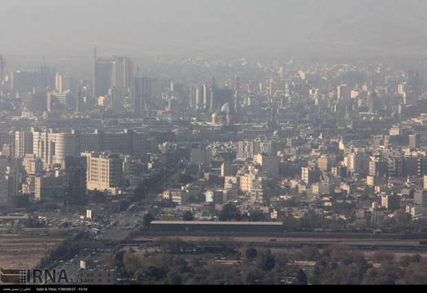 وضعیت آلودگی هوای مشهد همچنان هشدارآمیز است