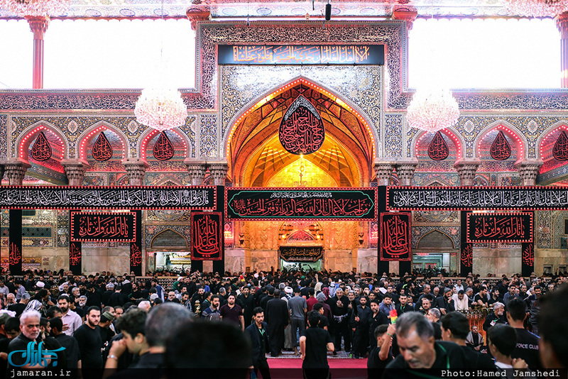 حرم مطهر امام حسین(ع) در آستانه اربعین 