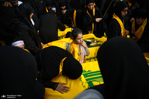 اختصاصی جماران؛ تشییع 40 شهید شهرک مجدل سلم در جنوب لبنان