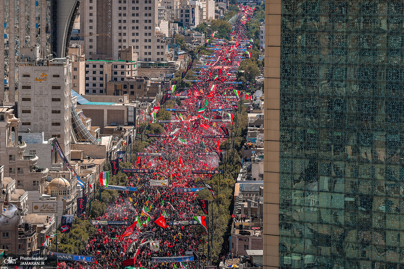 تشییع پیکر مطهر رهبر شهید انقلاب اسلامی در مشهد مقدس