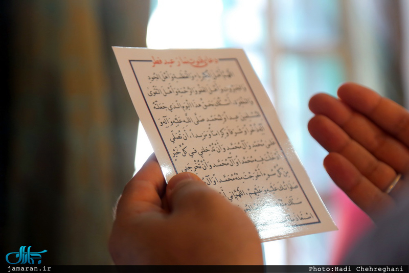 اقامه نماز عید سعید فطر به امامت آیت الله العظمی جوادی آملی در روستای احمدآباد