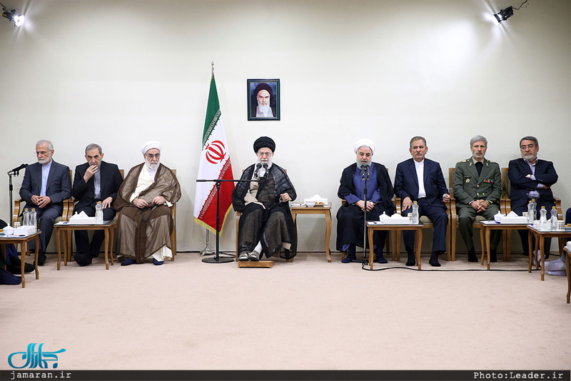 دیدار رئیس‌جمهور و اعضای هیأت دولت با رهبر معظم انقلاب