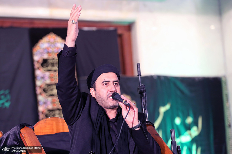 مراسم عزاداری شب عاشورای حسینی (ع) در حرم امام خمینی (س)