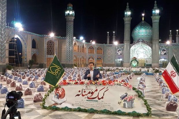 رزمایش همدلی و کمک مومنانه در آران‌وبیدگل برگزار شد