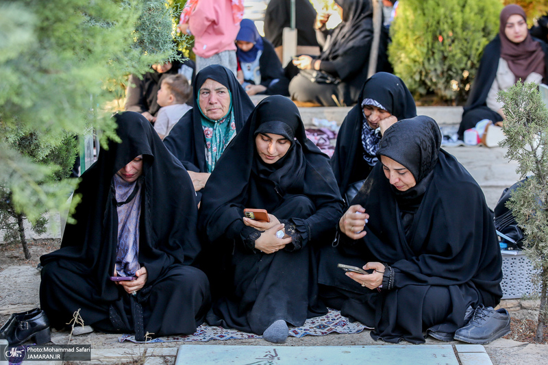 مراسم پرفیض دعای عرفه در قطعه شهدا