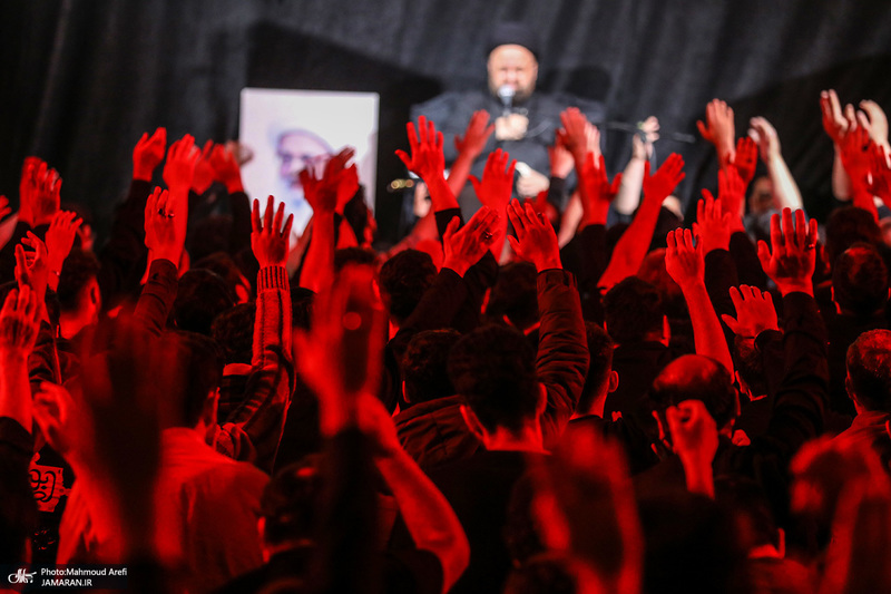 احیای شب بیست و سوم ماه مبارک رمضان در میدان فلسطین