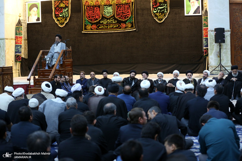 مراسم شب عاشورا در حرم مطهر امام خمینی (س)
