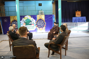 دیدار مفتی اعظم و سفیر کرواسی در ایران با سید حسن خمینی