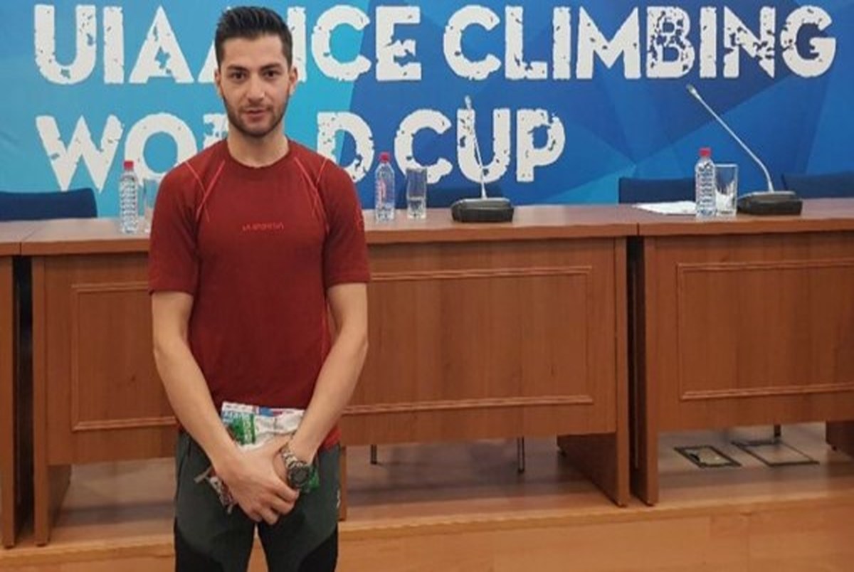 چهارمی صفدریان در مسابقات جام جهانی یخ نوردی