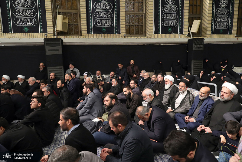 مراسم عزاداری شب شهادت حضرت فاطمه‌زهرا (س) در حسینیه امام خمینی