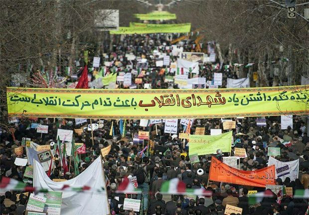 آغاز راه پیمایی 22 بهمن در گرگان