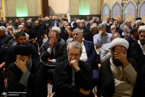 مراسم ختم همسر آیت الله سید علی سیستانی