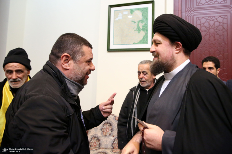 دیدار جمعی از خانواده  های شهدای لبنان با سیدحسن خمینی