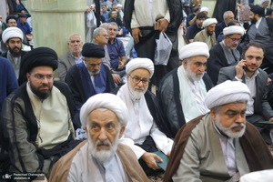 مراسم ختم مادر همسر آیت الله محمدجواد فاضل لنکرانی