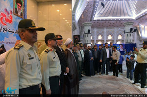 تجدید میثاق جمعی از فرماندهان نیروهای مسلح با آرمان های حضرت امام(س)