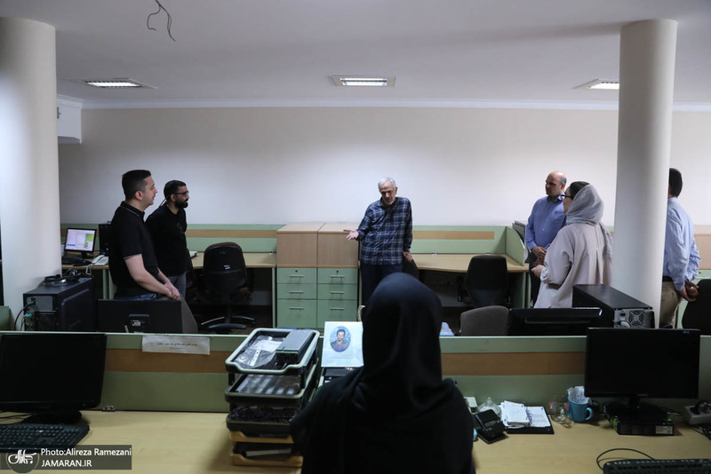 بازدید احمد مسجد جامعی از پایگاه خبری جماران