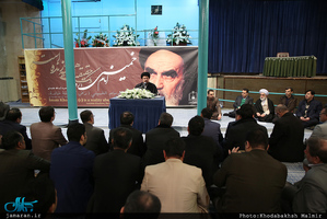 دیدار جمعی از اعضای کانون دانش آموختگان دانشگاهای تبریز‎ با سید حسن خمینی