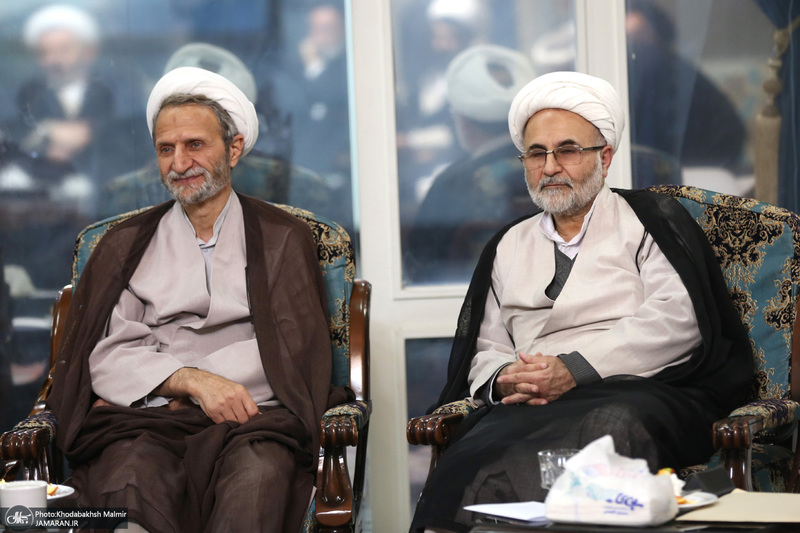 دیدار مجمع روحانیون مبارز و مجمع محققین حوزه علمیه قم با سید حسن خمینی