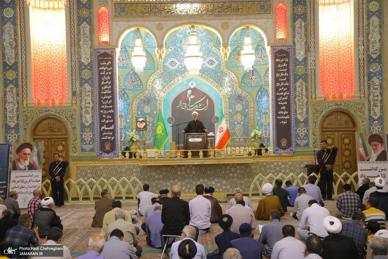 مراسم بزرگداشت امام راحل و قیام خونین 15خرداد در حرم حضرت معصومه (س)‎‎