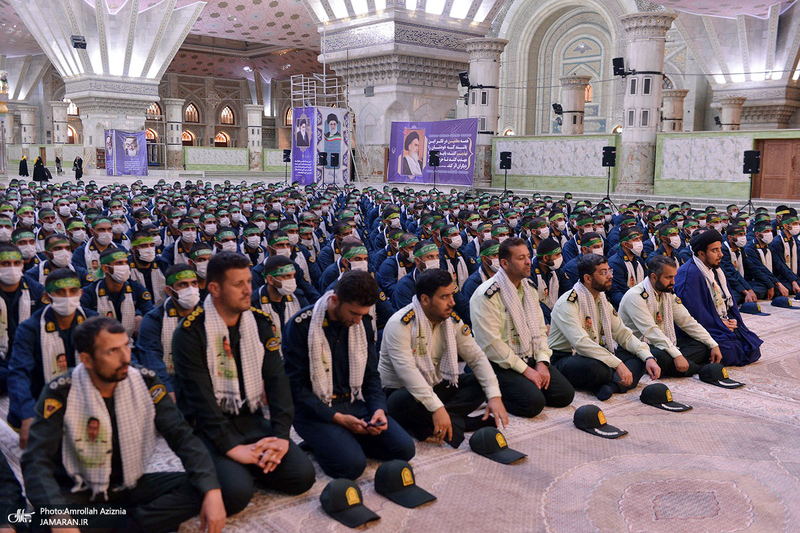 تجدید میثاق دانشجویان و فرماندهان دانشگاه افسری و تربیت پلیس امام حسن مجتبی‎‎ (ع) با آرمان حضرت امام خمینی (س)