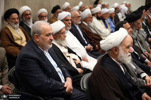 دیدار مسئولان نظام و مهمانان کنفرانس وحدت اسلامی با رهبر معظم انقلاب