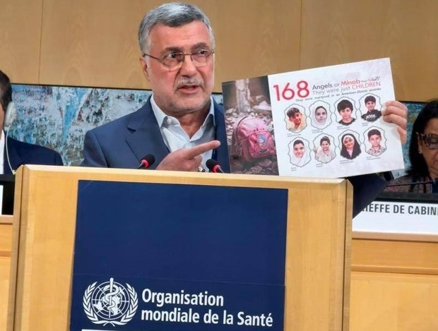 سخنرانی ظفرقندی، وزیر بهداشت در هفتاد و نهمین مجمع جهانی بهداشت با محوریت جنگی تحمیلی علیه ایران: ۳۷۶ کودک زیر ۱۸ سال کشته و بیش از ۳۳ هزار غیرنظامی زخمی شدند/ ۶۳ بیمارستان و ۱۹۵ مرکز وابسته به زیرساخت‌های سلامت آسیب دیده و ۲۷ نفر از کادر سلامت کشته شدند