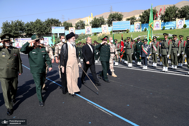 مراسم مشترک دانش‌آموختگی دانشجویان دانشگاه‌های افسری نیروهای مسلح با حضور رهبر معظم انقلاب