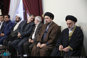 دیدارجمعی از فعالان ستادهای انتخاباتی دکتر روحانی با سید حسن خمینی