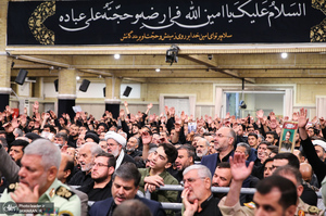 مراسم عزاداری شهادت امام رضا (ع) در حسینیه امام خمینی