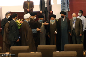 دیدار مهمانان سی و پنجمین کنفرانس وحدت اسلامی با سید حسن خمینی