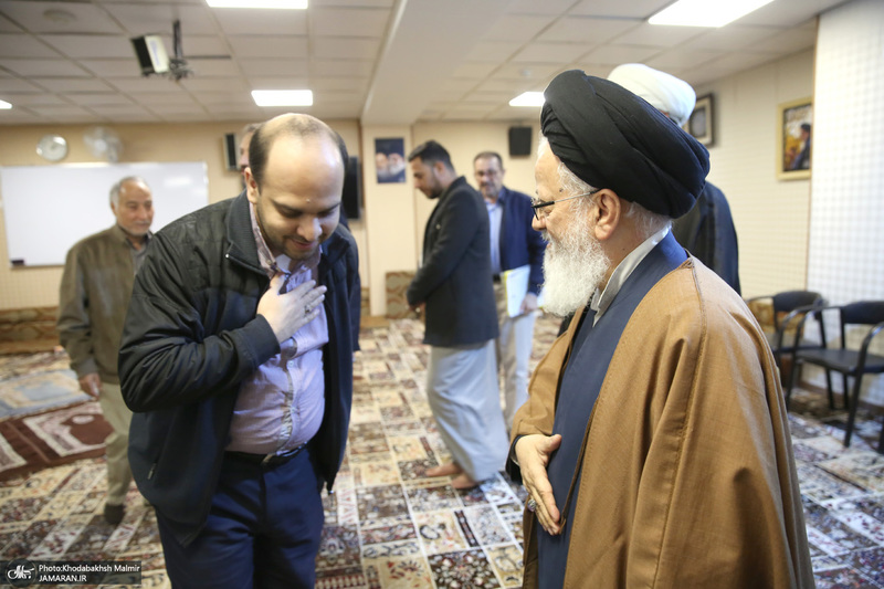 دیدار رئیس و جمعی از معاونان و مدیران مؤسسه تنظیم و نشر آثار امام خمینی(س) با نماینده مقام معظم رهبری در عراق