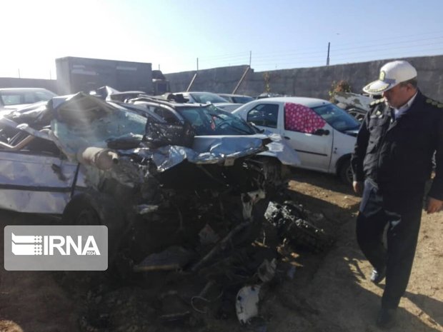 تصادف کاروان عروسی در همدان چهار خانواده را عزادار کرد