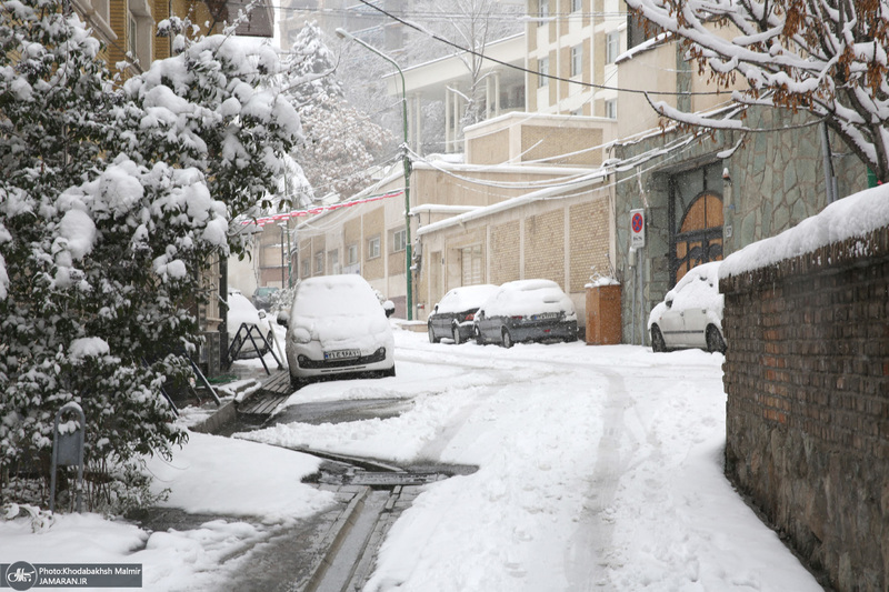 بارش برف در تهران