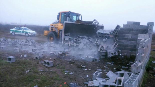 رفع تصرف  11 هکتار اراضی ملی و زمین های ساحلی منطقه آزاد انزلی