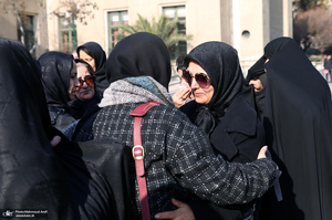 مراسم تشییع پیکر رضا رئیس طوسی استاد دانشکده حقوق و علوم سیاسی دانشگاه تهران