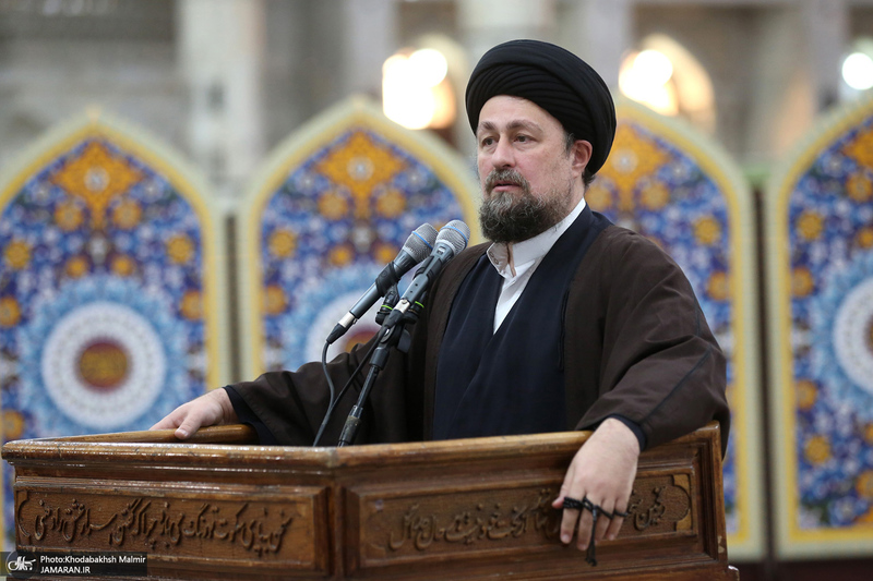 تجدید میثاق رئیس و جمعی از اعضای مجمع تشخیص مصلحت نظام با آرمان‌های امام خمینی (س)-2