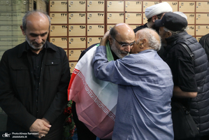 مراسم گرامیداشت شهید علی لاریجانی در مسجد بلال صدا و سیما