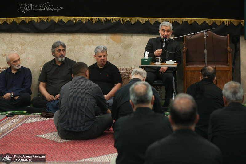 مراسم روز هفتم ماه محرم در حسینیه مکتب النبی (ص)