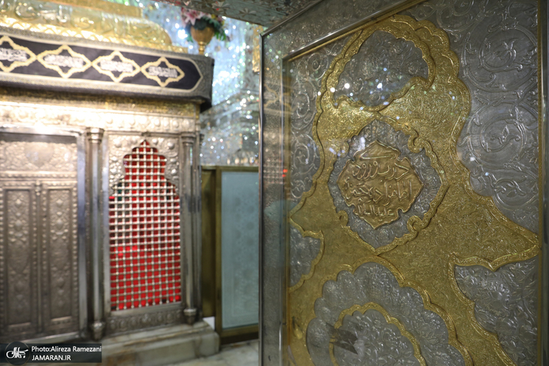 غباروبی ضریح مطهر حضرت عبدالعظیم حسنی (ع) و امام زاده حمزه (ع)