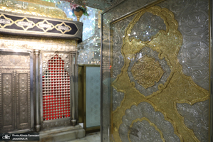 غباروبی ضریح مطهر حضرت عبدالعظیم حسنی (ع) و امام زاده حمزه (ع)