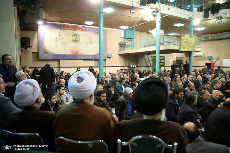 مراسم دهمین سالگرد آیت الله جمی در حسینیه جماران