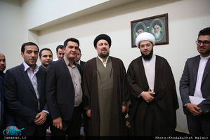 دیدار جمعی از مردم استان مازندران و دانشجویان زنجان با سید حسن خمینی