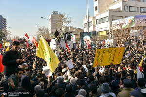  حضور میلیون ها تهرانی در تشییع پیکر مطهر سردار قاسم سلیمانی - 10 