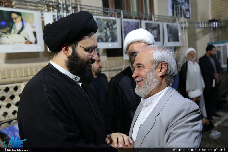 مراسم بزرگداشت خانواده های شهدای 15 خرداد و مدافع حرم توسط سید علی خمینی