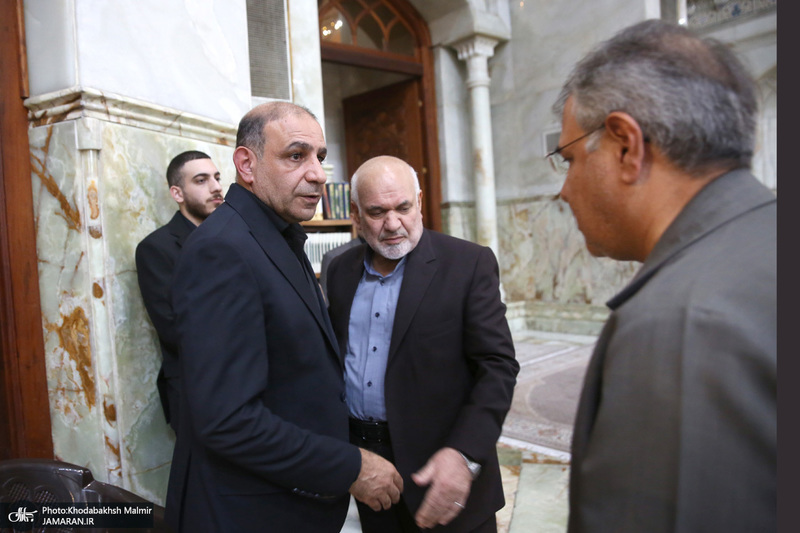 مراسم چهلمین روز در گذشت نوه قدرت الله علیخانی در حرم مطهره امام خمینی (س)