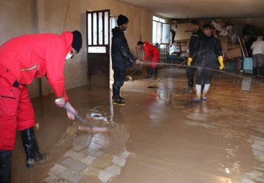 انجام ۹۱ عملیات امدادرسانی به شهروندان کرمانشاهی در پی بارندگی ها