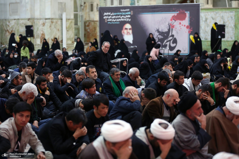 دومین شب مراسم عزاداری حضرت فاطمه‌زهرا (س) در حرم امام خمینی